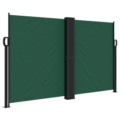 Vidaxl Toldo Lateral Retráctil Verde Oscuro 140x1200 Cm_0
