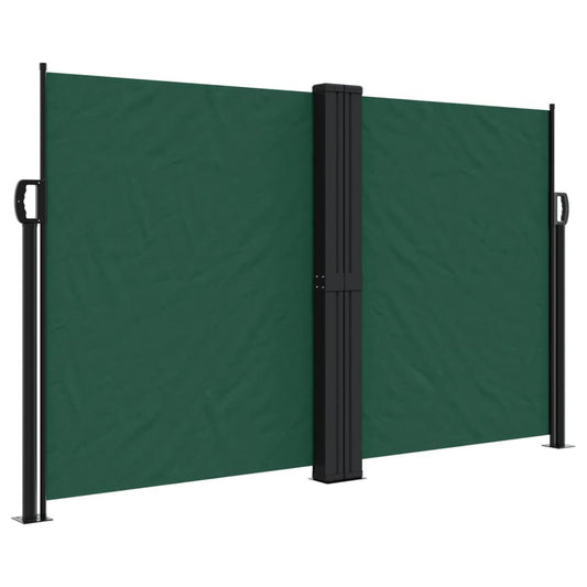 Vidaxl Toldo Lateral Retráctil Verde Oscuro 140x1200 Cm_0