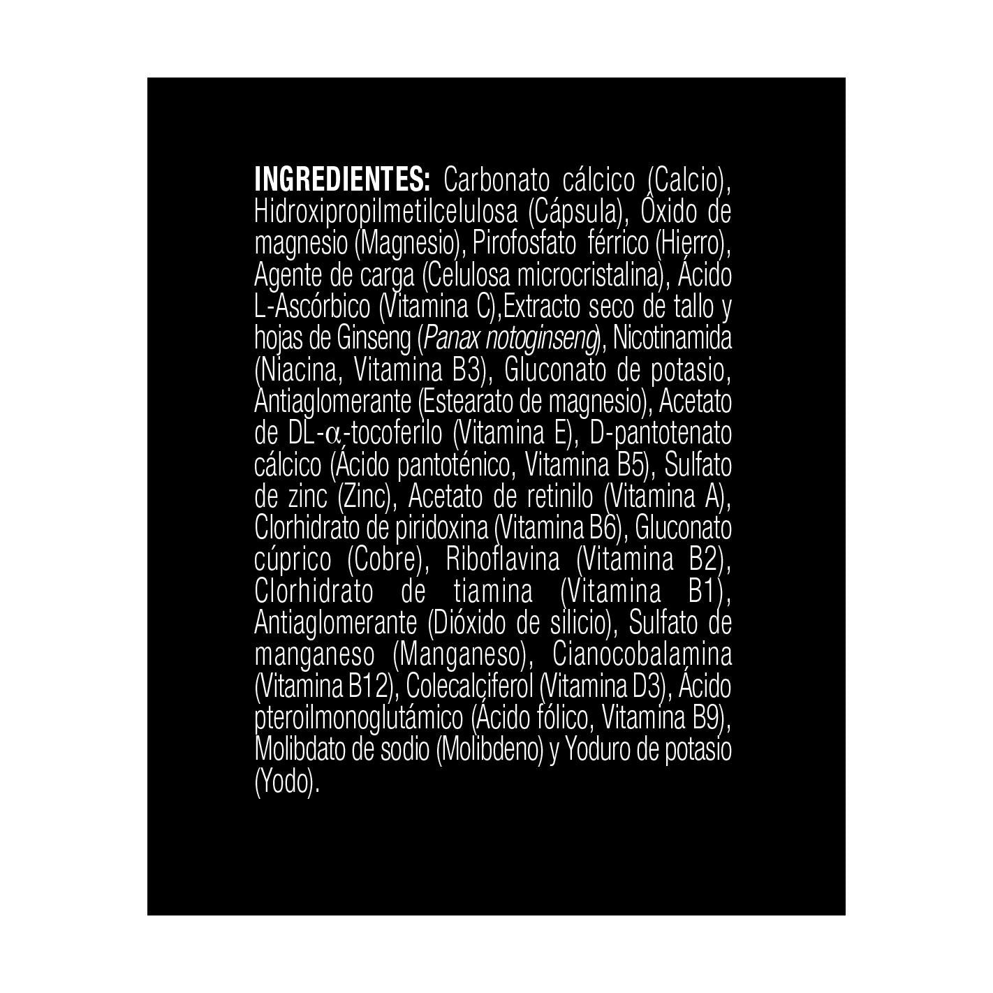 Polivitamínico deportivo Vitapower Powergym 120 cápsulas