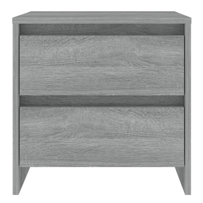 Mesita Noche 2 Uds Madera Ingeniería Gris Sonoma 45x34,5x44,5cm_2
