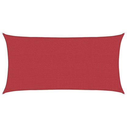 Vidaxl Toldo De Vela Rojo Hdpe 160 G/m² 2x3,5 M_0