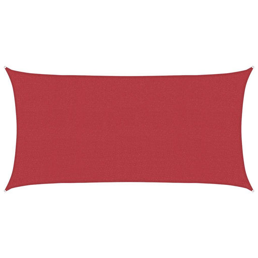 Vidaxl Toldo De Vela Rojo Hdpe 160 G/m² 2x3,5 M_0