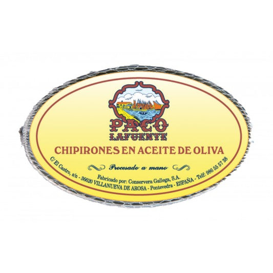 Chipirones en Aceite de Oliva (Pequeños) Paco Lafuente 111 g