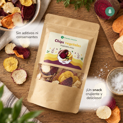 Chips vegetales Planeta Huerto 70 g