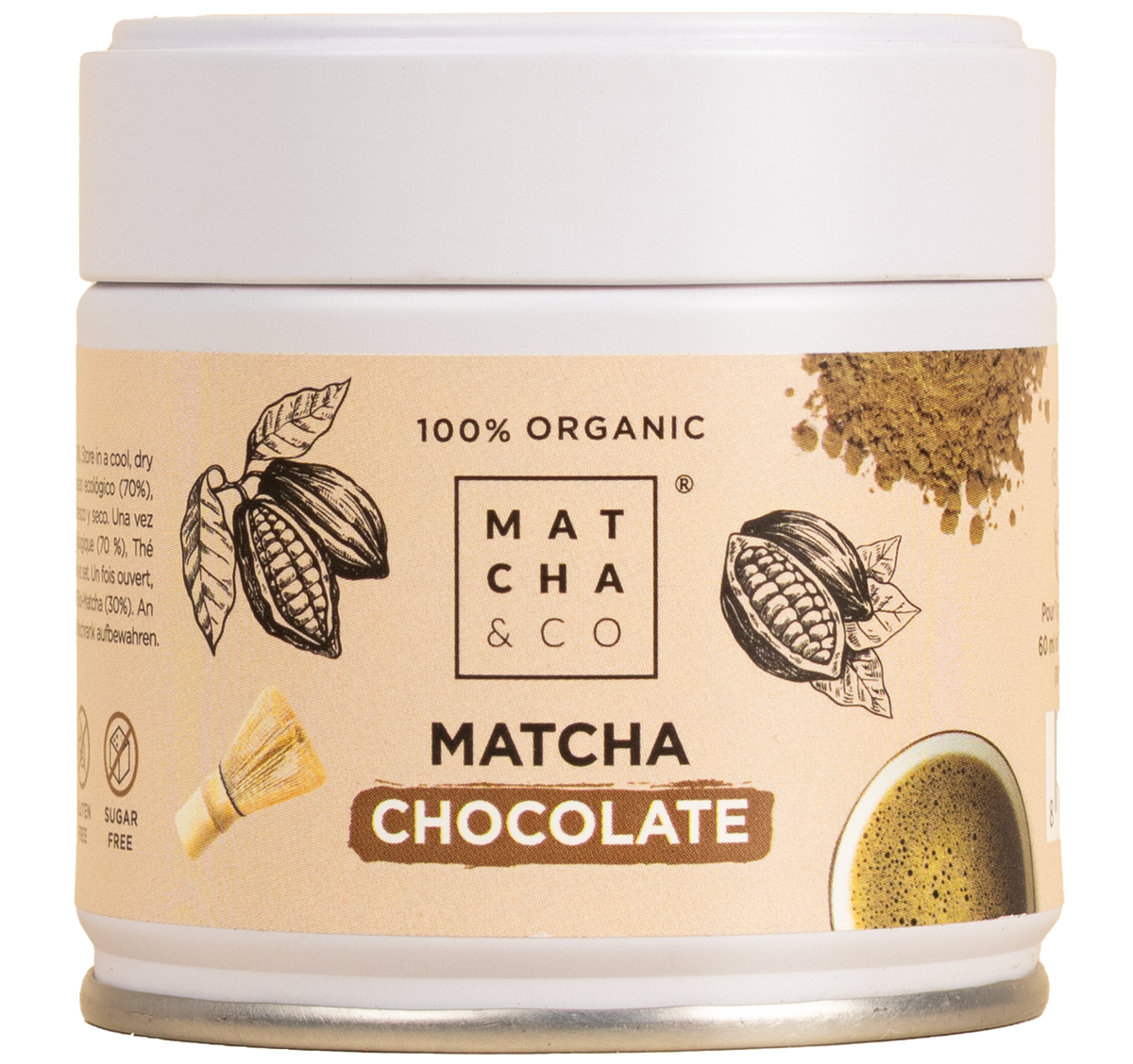 Té Matcha Chocolate ecológico Matcha & CO 30 g