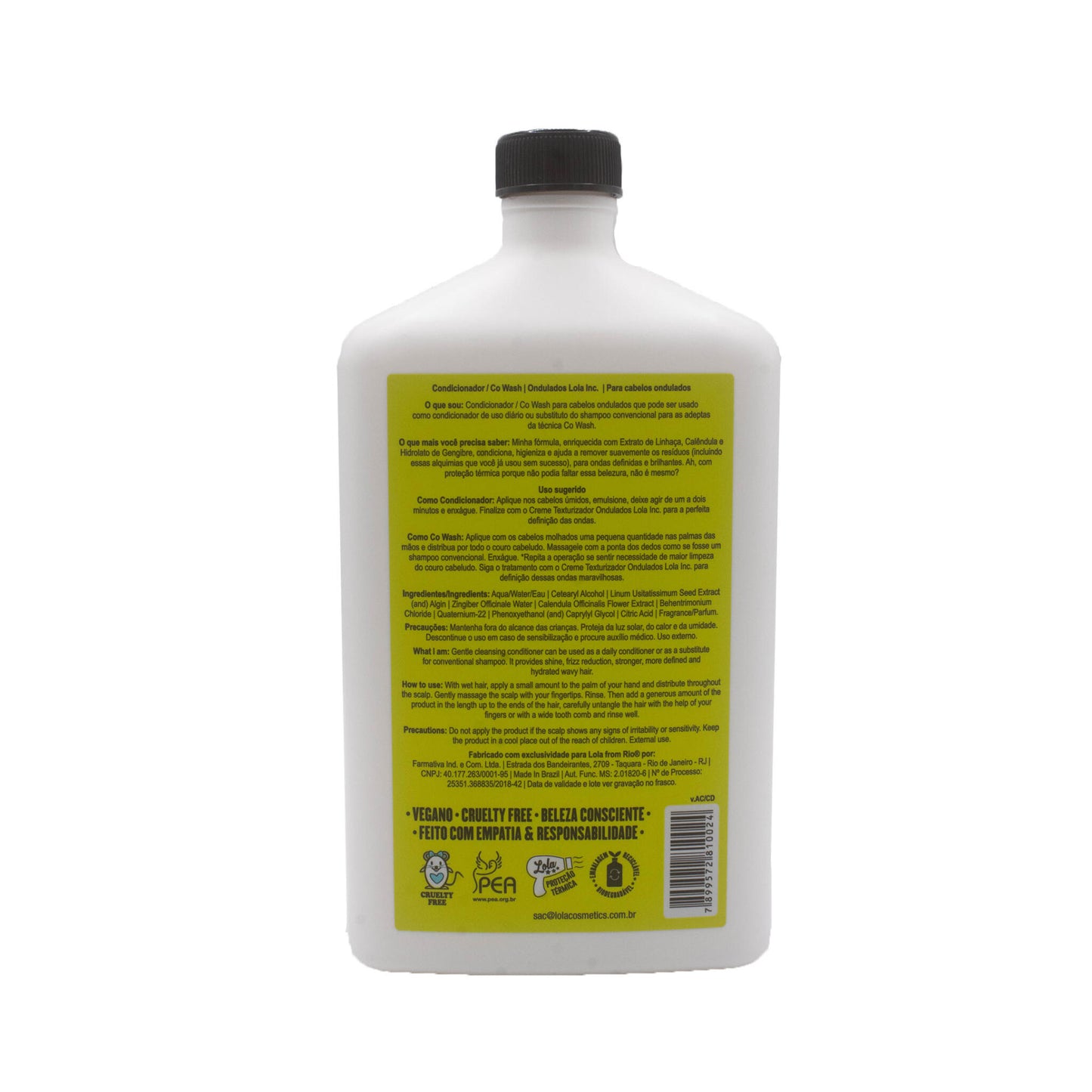 Acondicionador/co-wash Ondulados Lola Inc. Lola Cosmetics 500g_1