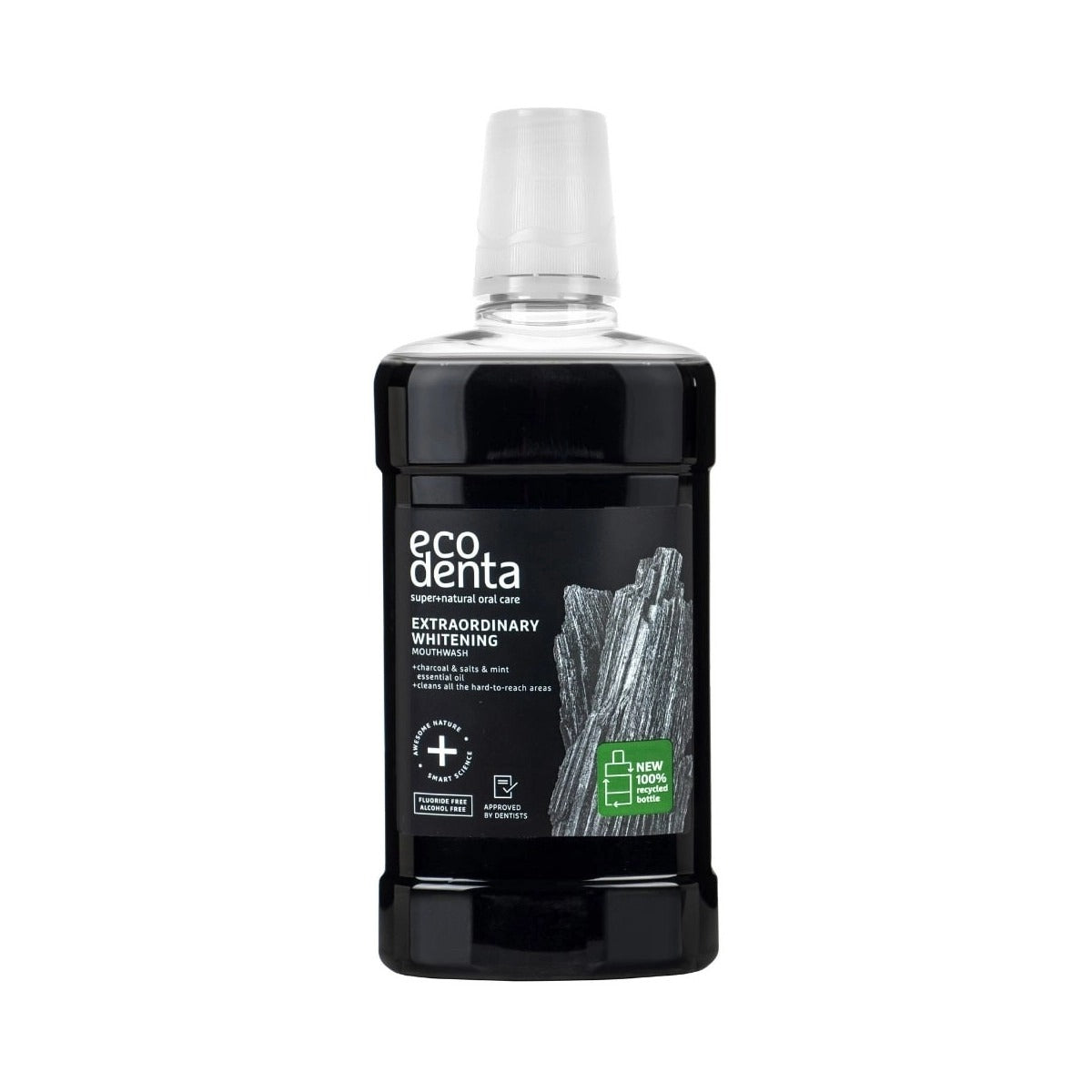 Enjuague bucal Blanqueador con Carbón Activo EcoDenta 500 ml