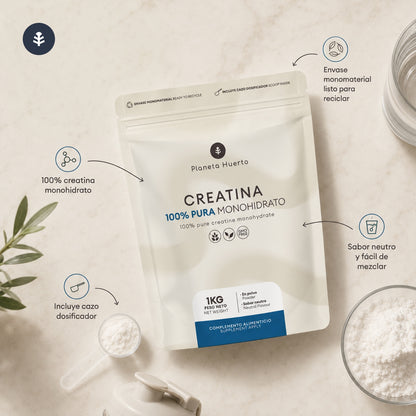 Creatina Monohidrato Planeta Huerto 1 kg