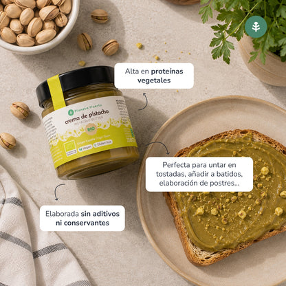 Crema de Pistacho suave 100% ECO Planeta Huerto 200 g