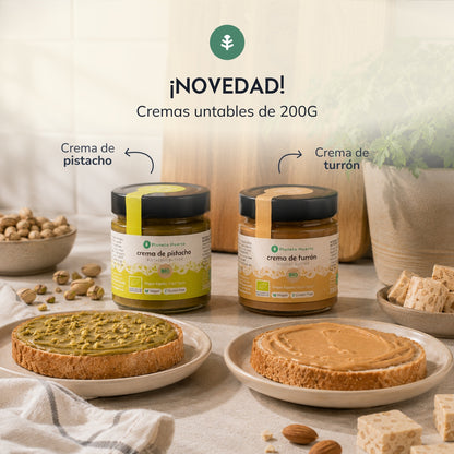 Crema de Turrón suave 100% ECO Planeta Huerto 200 g