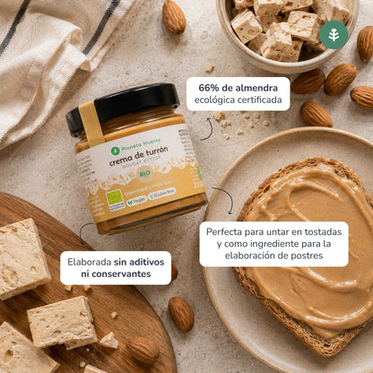 Crema de Turrón suave 100% ECO Planeta Huerto 200 g