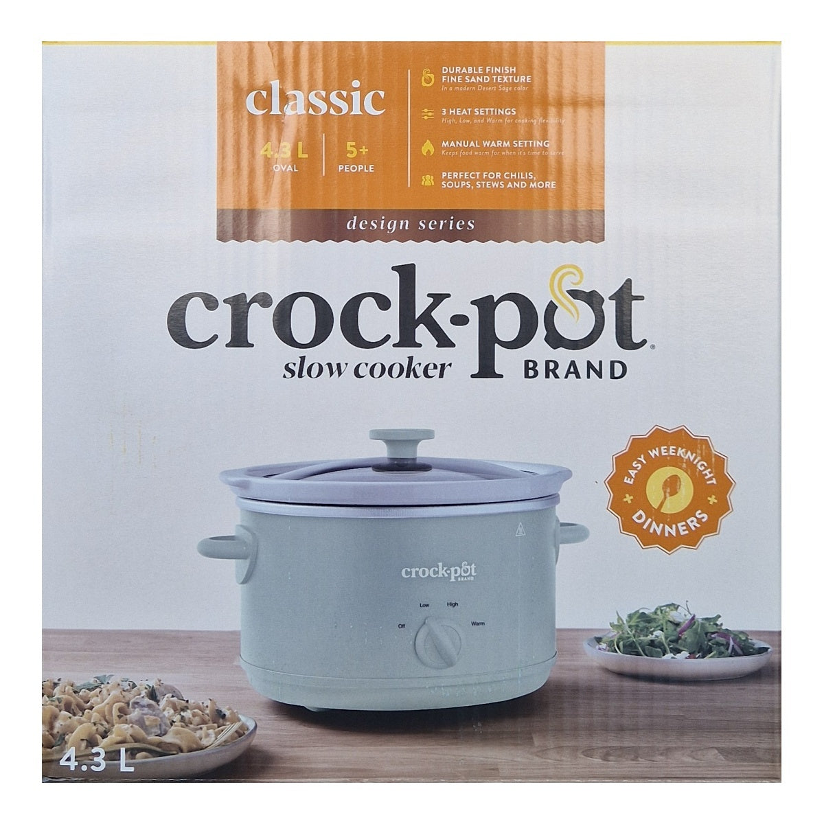 Crock-Pot Olla de Presión Manual 4,3L 5+personas CSC122X