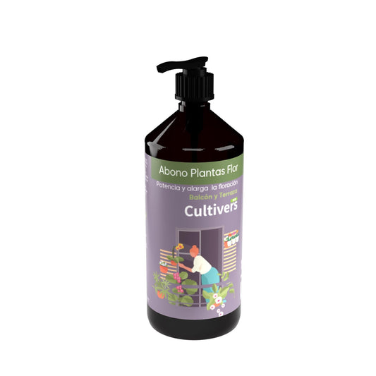 Cultivers Abono Orgánico Plantas De Terraza Y Balcón 1 L. Fertilizante Plantas Con Flor, Potencia Y Alarga La…_0
