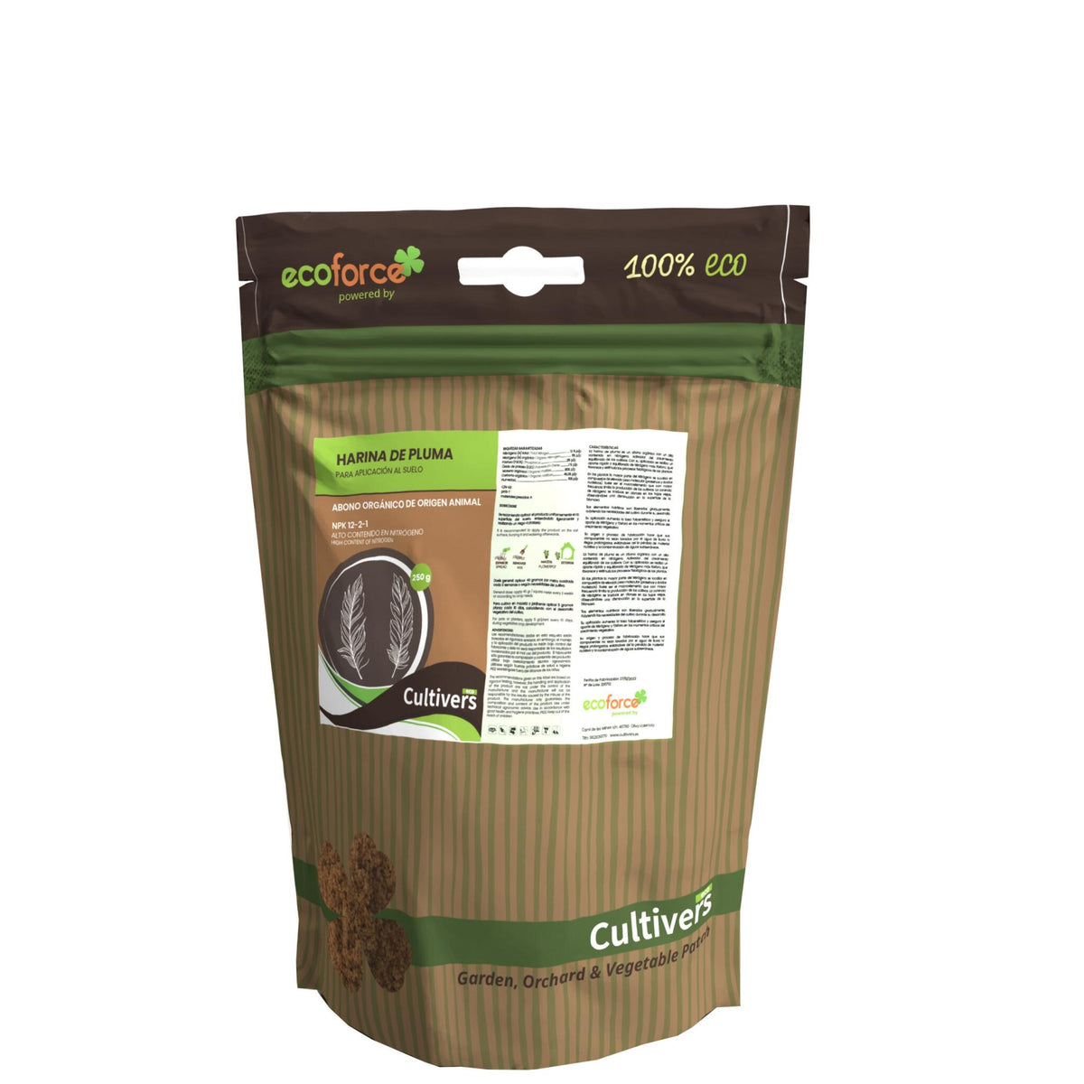 Cultivers Harina De Pluma 5 Kg. Npk 12-2-1. Abono Orgánico Para Plantas Con Alto Contenido En Nitrógeno. Huertos…_1