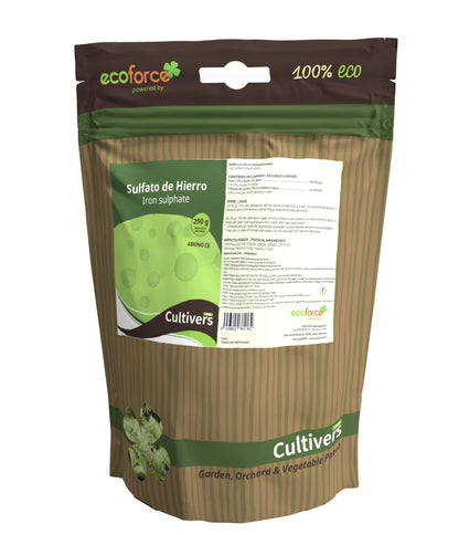 Cultivers Sulfato De Hierro Heptahidratado Granulado 250 G | Producto Mineral Para Jardinería Y Hogar, Uso Técnico…_0