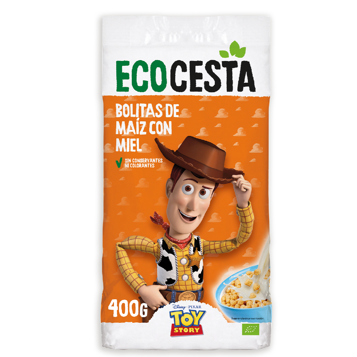 Bolitas De Maiz con Miel Bio Kids edición Disney Ecocesta 400 gr