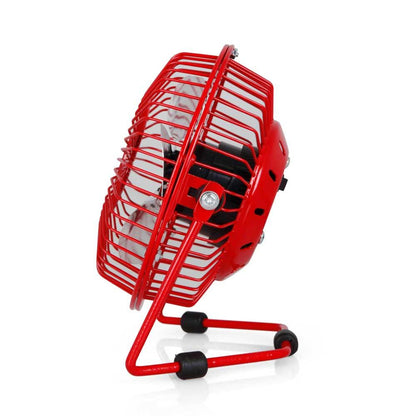 Ventilador USB de sobremesa Rojo PW 1021 Orbegozo 10 cm