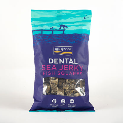 Fish4dogs Snack Dental Natural – Sea Jerky Fish Squares 4x575g_2