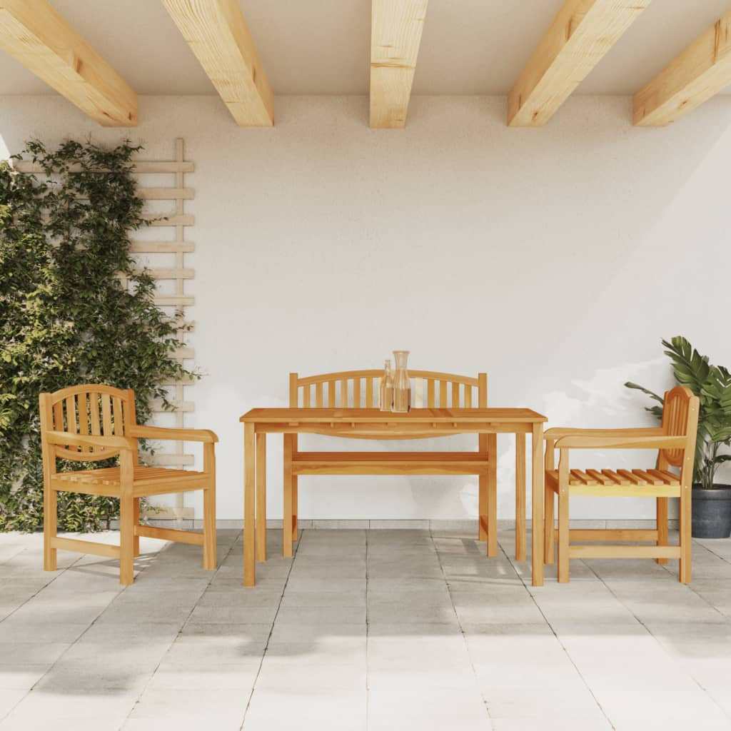 Vidaxl Juego De Comedor Para Jardín 4 Piezas Madera Maciza De Teca_1