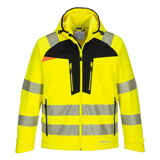 Chaqueta Softshell De Alta Visibilidad Dx4 / Xxl / Amarillo-negro_0