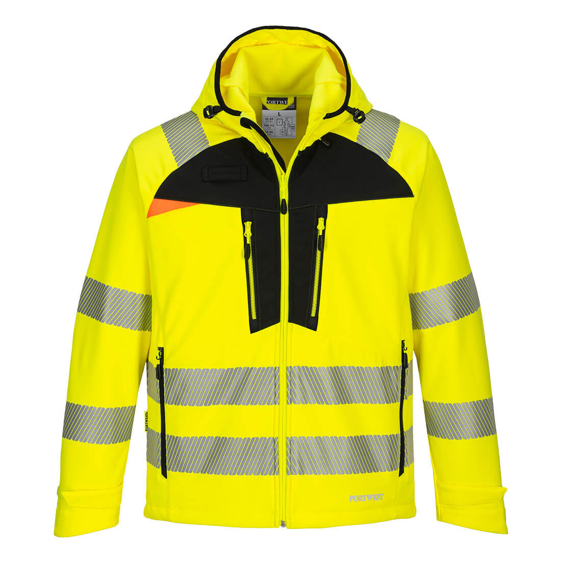 Chaqueta Softshell De Alta Visibilidad Dx4 / Xxxl / Amarillo-negro_0