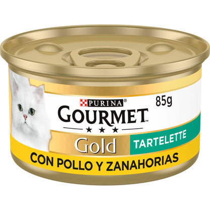 GOURMET GOLD Tartaleta Pollo y Zanahoria Comida húmeda 85 g