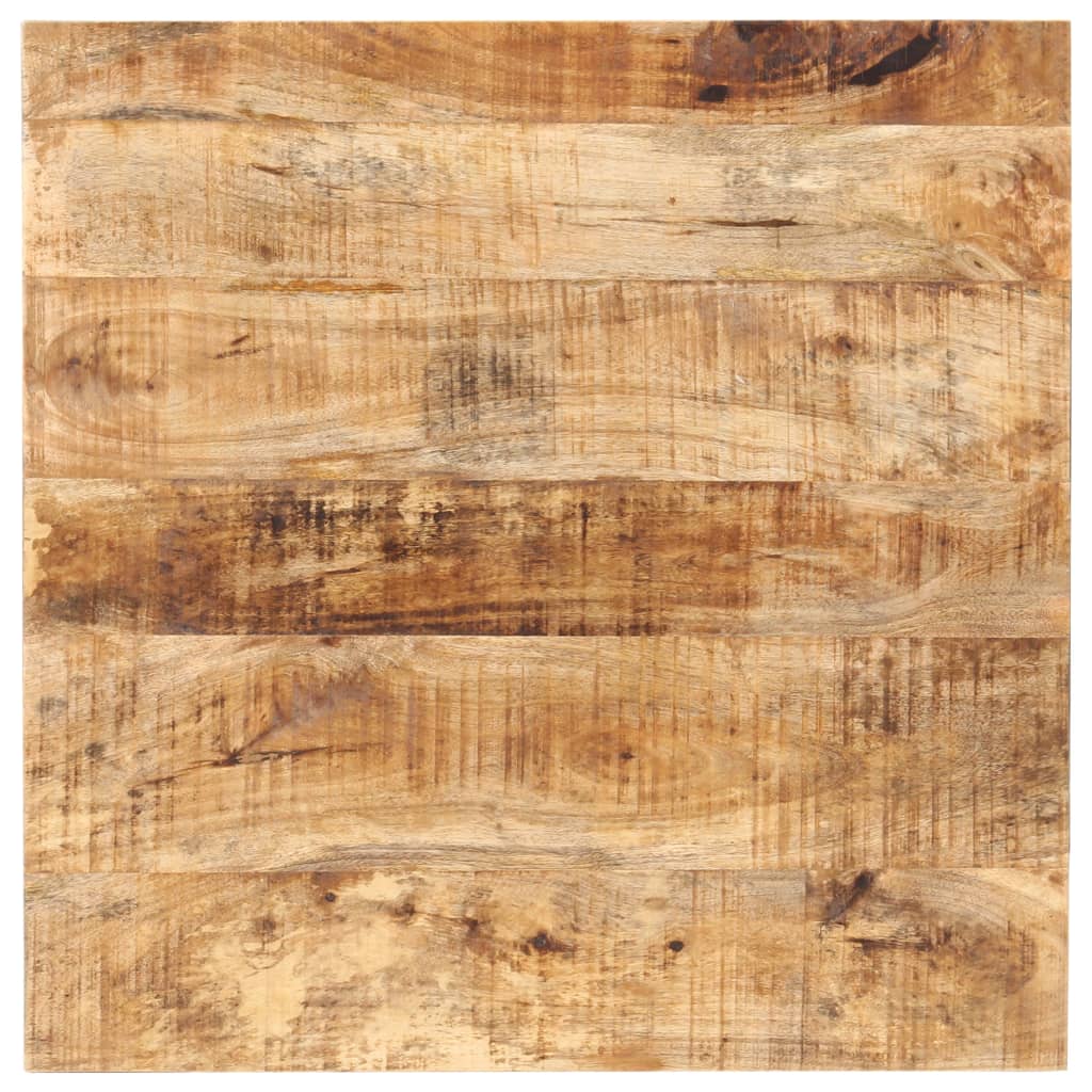 Mesa De Bistró Cuadrada Madera De Mango Rugosa 60x60x75 Cm_1
