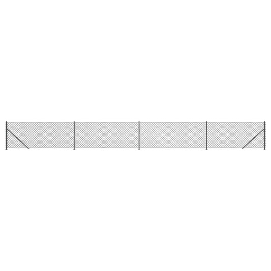 Cerca De Alambre Con Brida Gris Antracita 0,8x10 M / Vetonek_0