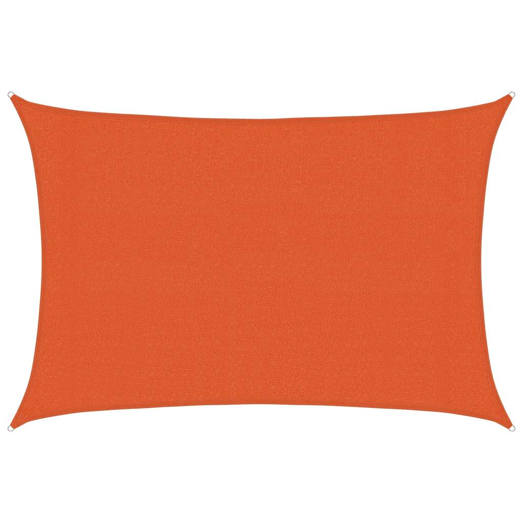 Toldo De Vela Rectangular Hdpe Naranja 160 G/m² 3x4,5 M_0
