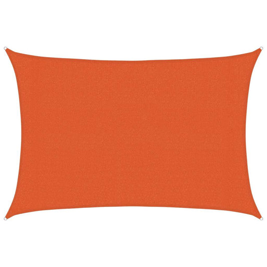 Toldo De Vela Rectangular Hdpe Naranja 160 G/m² 3x4,5 M_0