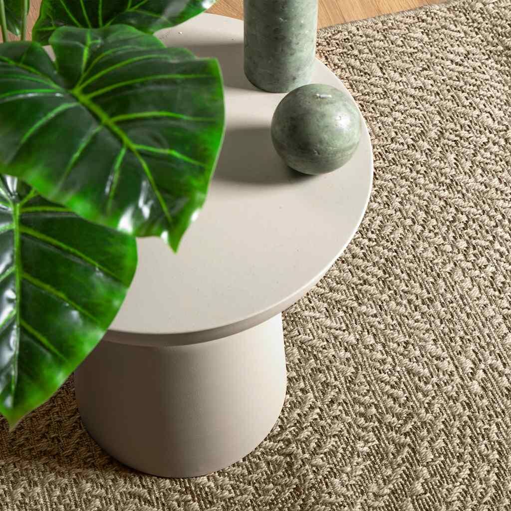Vidaxl Alfombra Zizur Aspecto Yute Interior/exterior Beige 240x340 Cm_1