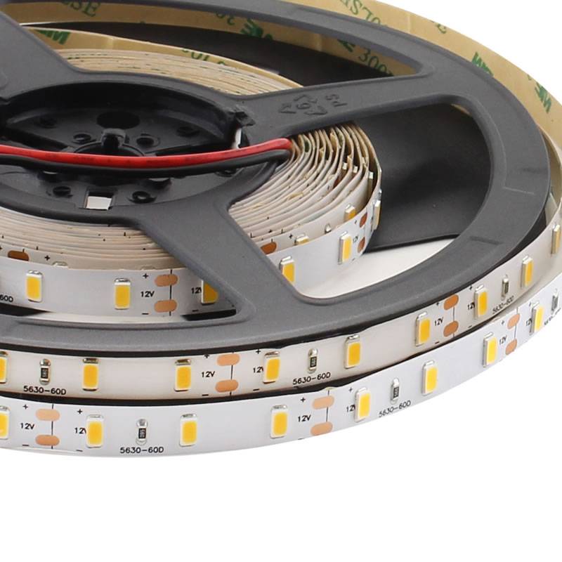 Tira Led Hq Monocolor Smd5630, Chipled Samsung, Dc12v, 5m (60led/m),75w, Ip68 Nano Waterproof, Blanco Frío_1