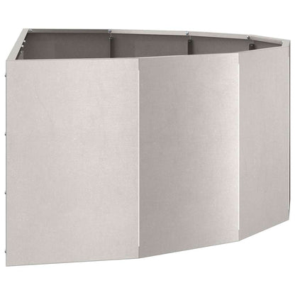 Jardinera Plateado 120 X 60 X 35 Cm Acero Inoxidable_5