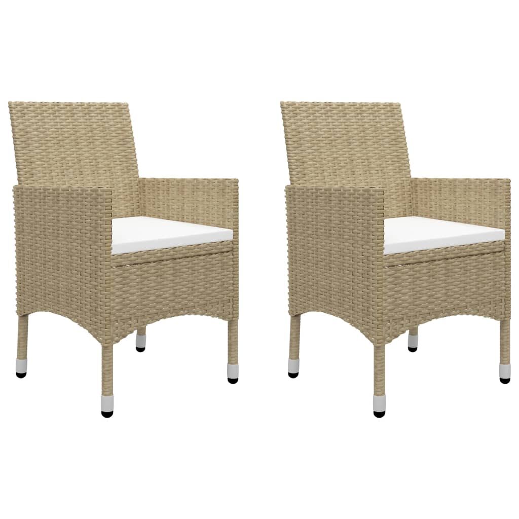 Vidaxl Juego De Comedor De Jardín De 5 Piezas Beige_1