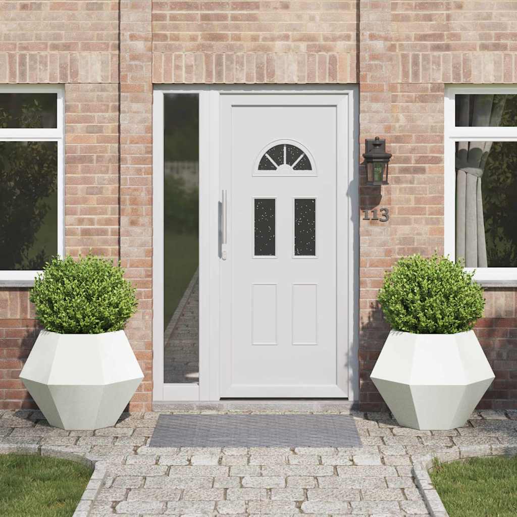 Jardinera 2 Pcs 75 X 75 X 60 Cm Acero_1