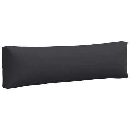 Vidaxl Cojines Para Palets 2 Unidades Tela Negro_3