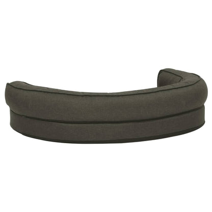 Vidaxl Colchón Para Cama De Perro Ergonómico Gris Oscuro 75x53 Cm_3