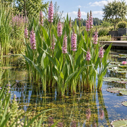 Pontederia Rosa - Pontederia Cordata - 12 Plantas_1