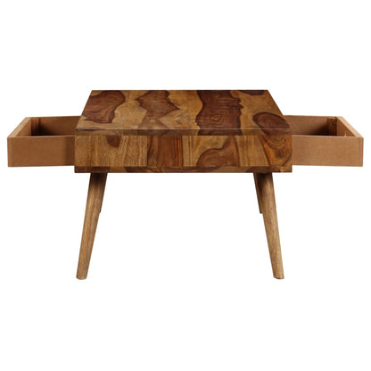 Mesa De Centro De Madera Maciza De Sheesham 110x50x35 Cm_4