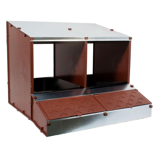 Ponedero San Antón De 2 Huecos - Permite Recoger Un Mayor Número De Huevos_0