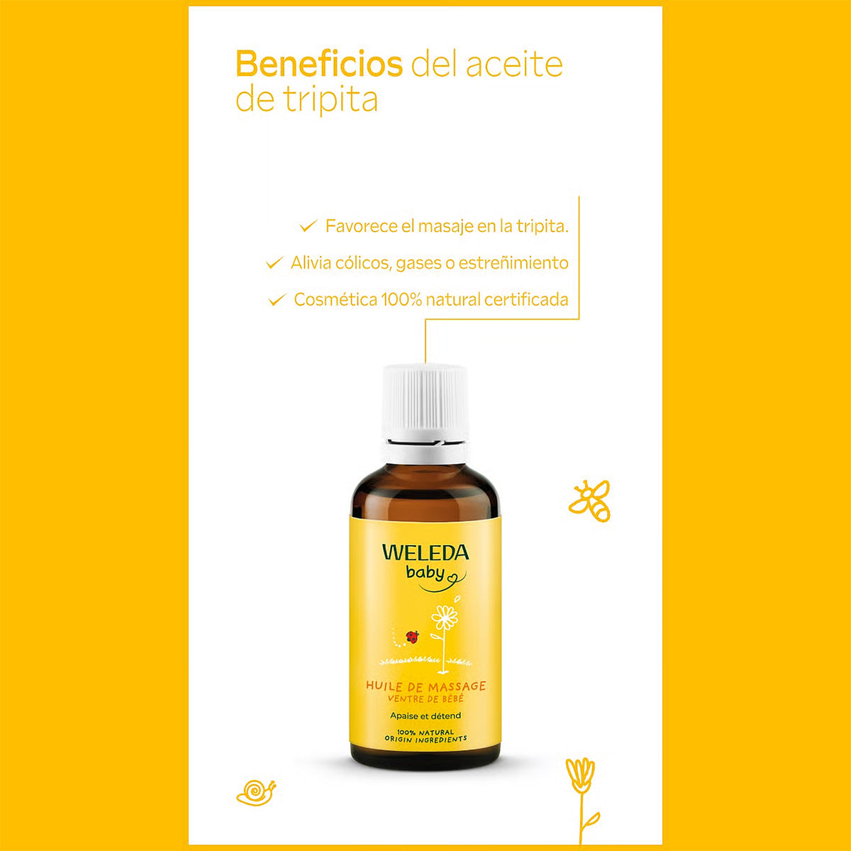 Aceite para la Tripita del Bebé Weleda, 50ml