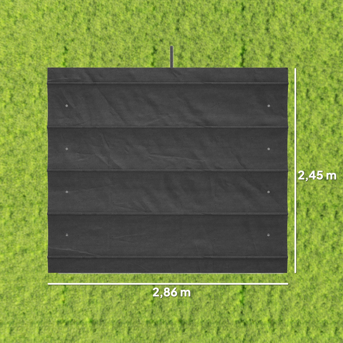 Outsunny Techo De Pérgola Retráctil 3x2,5 M Para Marco De Pérgola De 2,85x2 M_2