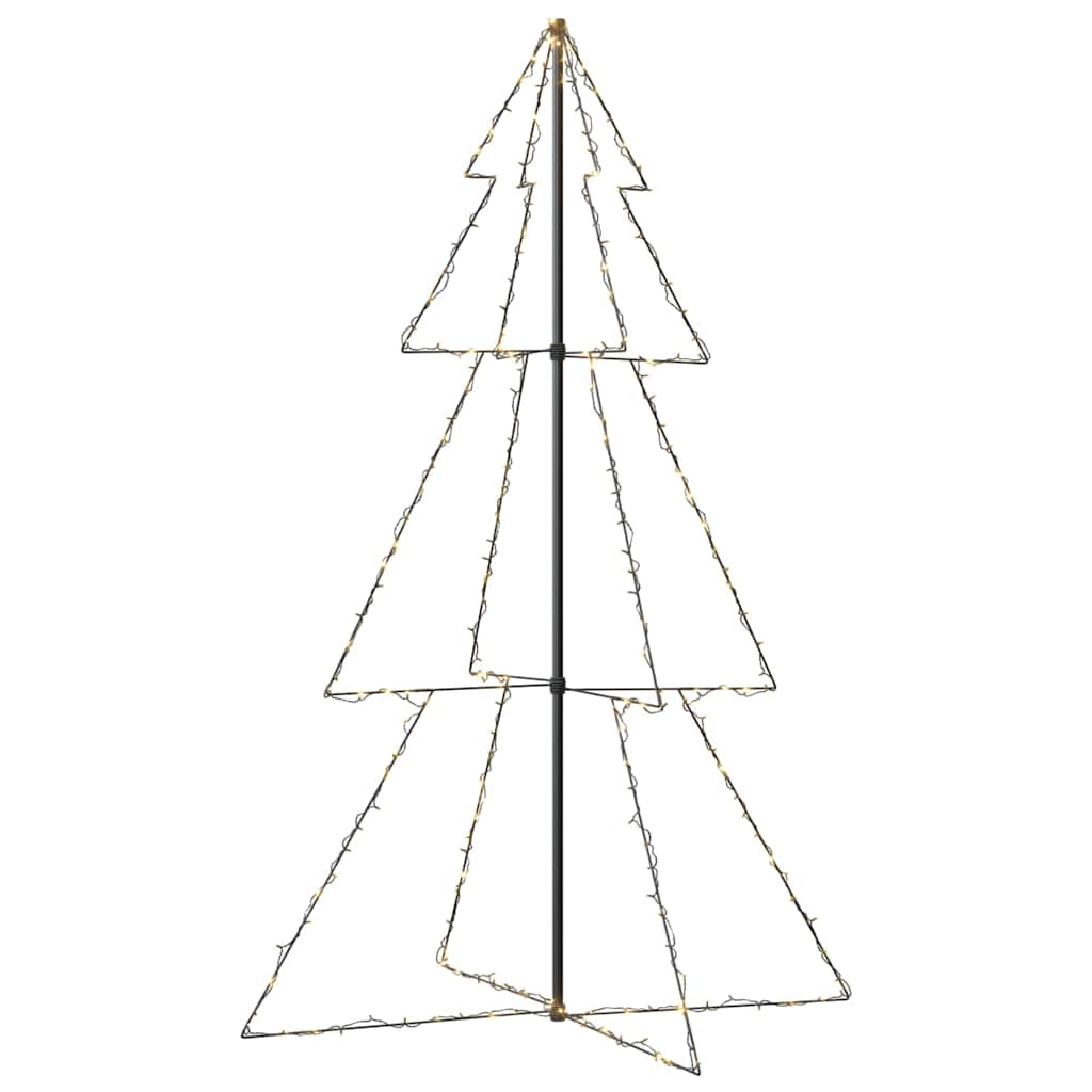 Árbol De Navidad Cono 240 Leds Interior Exterior 118x180 Cm_0