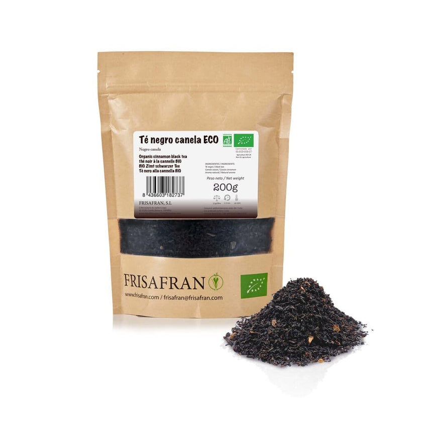 Té Negro Canela Ecológico Granel | Calidad | Frisafran 200 G_1