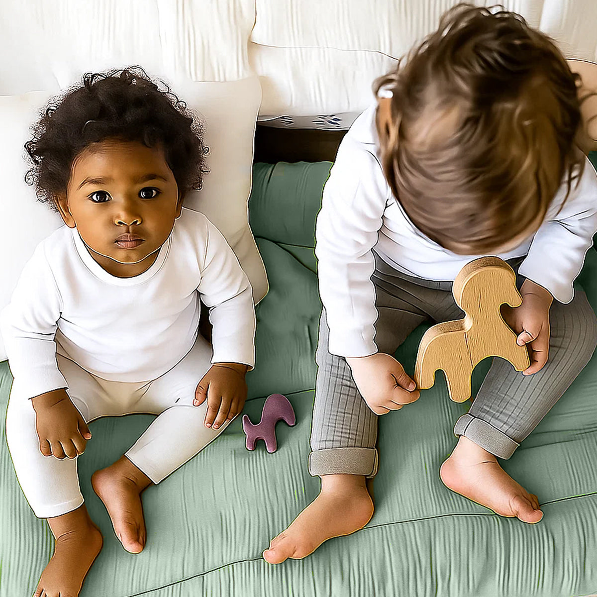 Edredón De Algodón Orgánico Verde