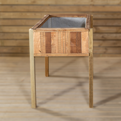 Mesa De Cultivo  Vintage 102x52x74 Cm Huerto Urbano  Con Maderas Recicladas Vidahuerto.