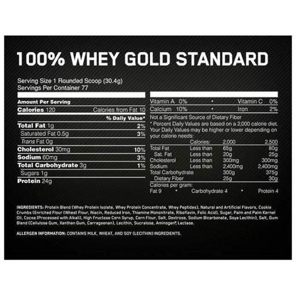 100% Whey Gold Standard 2.27 Kg Chocolate Blanco - Frambuesa_1