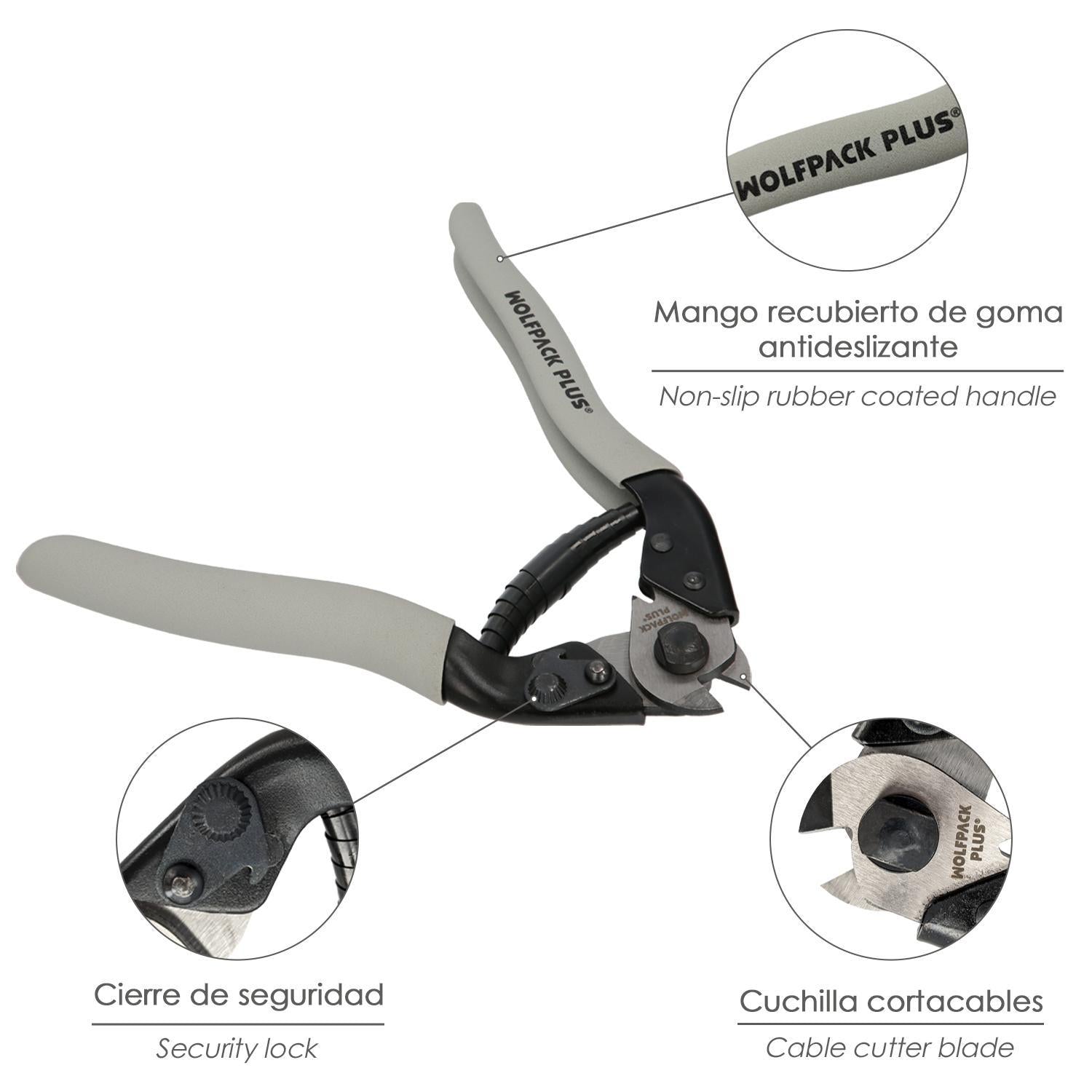 Cortacables 190 Mm. Acero Corta Cables, Pelador Cables, Cortador De Cables._2