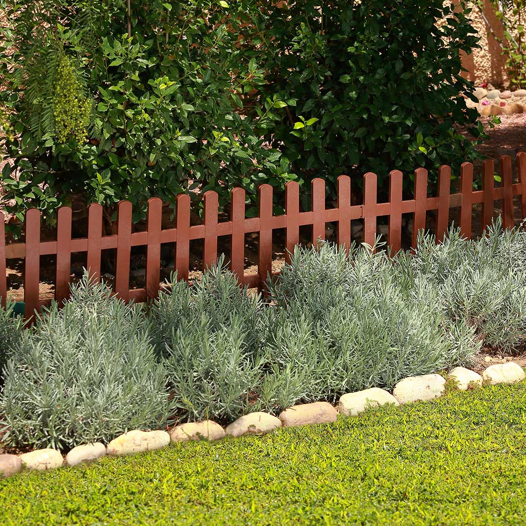 Pack 5 Mini Vallas Clickfence Lop Marrón - Ecológicas Y Versátiles 0,35x0,55x0,02 M / Multicolor_2