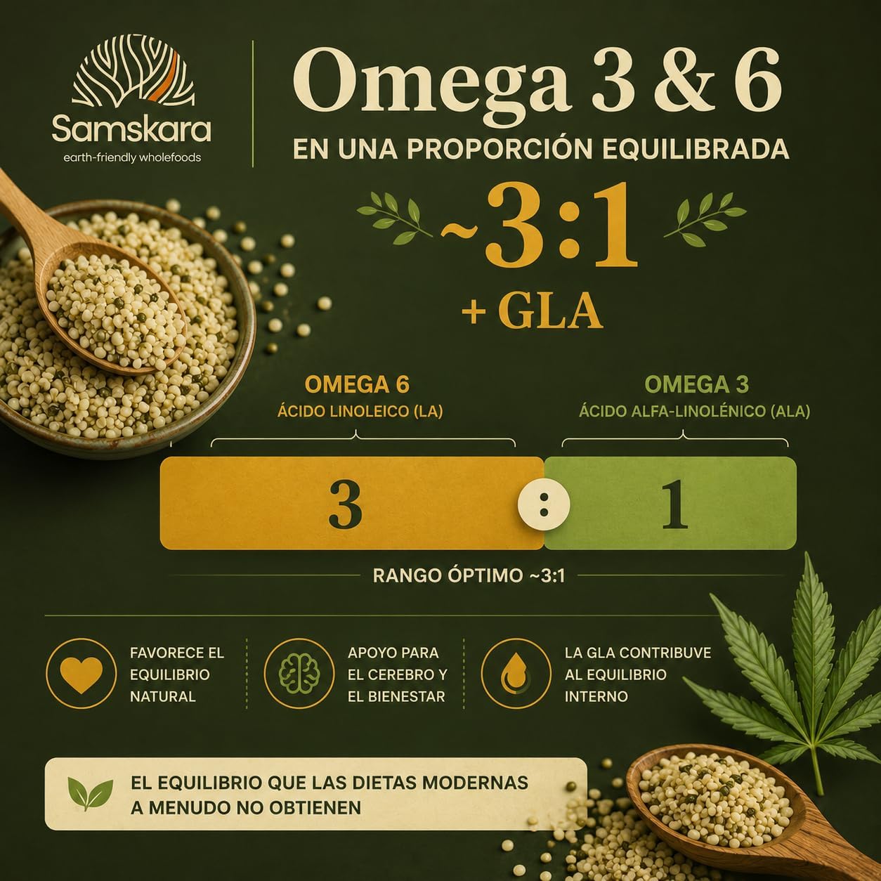 Semillas De Cáñamo Peladas Bio - 1kg | Superalimento Ecológico Vegano Para Batidos, Smoothies Y Zumos_3